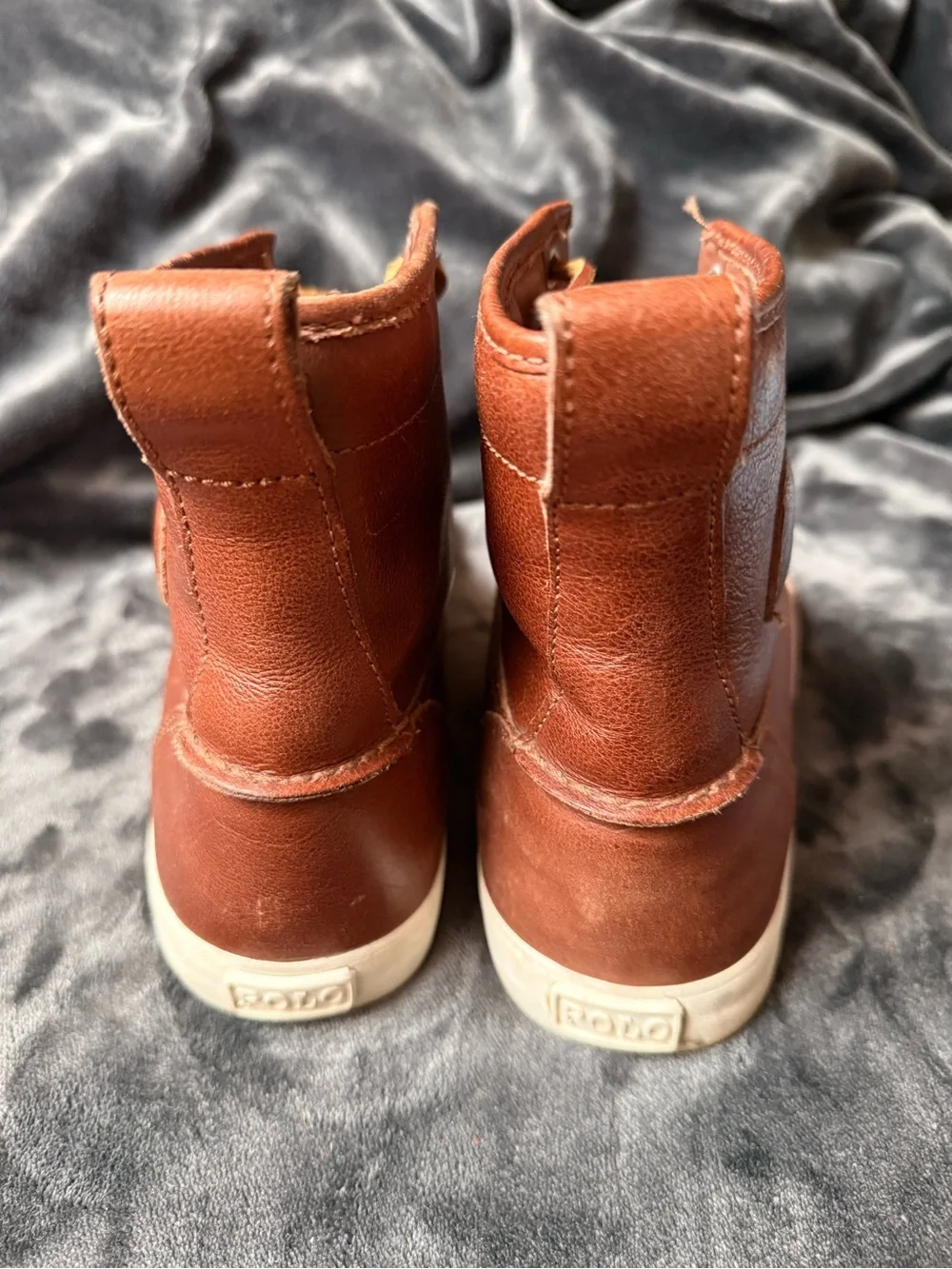 Polo by Ralph Lauren Men’s Chestnut Leather Chukka Boots